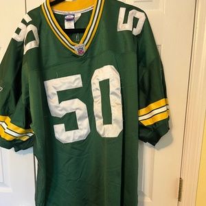 Green Bay Packer AJ Hawk Jersey Men's Size 58